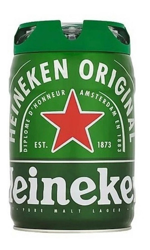 Kit 2 Barris Cerveja Heineken 5 Litros Original Lacrado