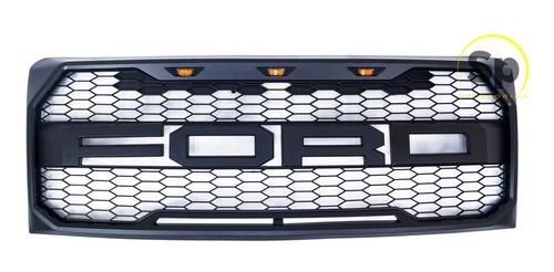 Parrilla Tipo Raptor Ford Lobo F150 2009/2014 Con Led