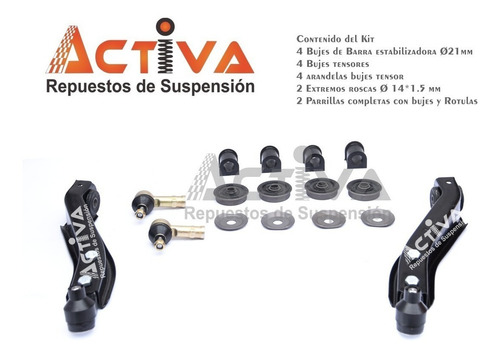 Imagen 2 de 3 de Kit Tren Delantero Corsa Fun Classic Con Parrillas