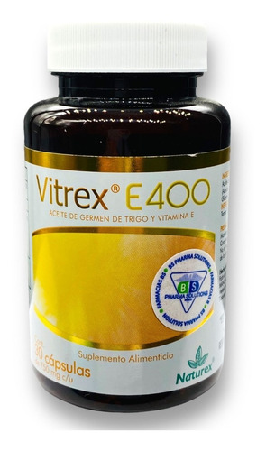 Vitrex E400 C/30 Caps Naturex / Vitamina E + Germen De Trigo