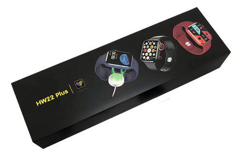 Relógio Smartwatch Hw22 Plus Com Controle De Musica Cor Da Caixa Rosa