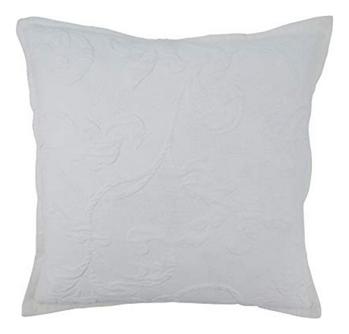 Saro Lifestyle Invicta Collection Almohada De Diseño Floral 