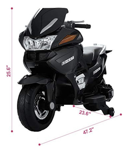 Tobbi Motocicleta Eléctrica Para Niños De 12 V,
