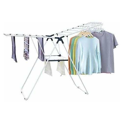 Yubelles Clothes Drying Rack, Gullwing Space-saving Laundry 