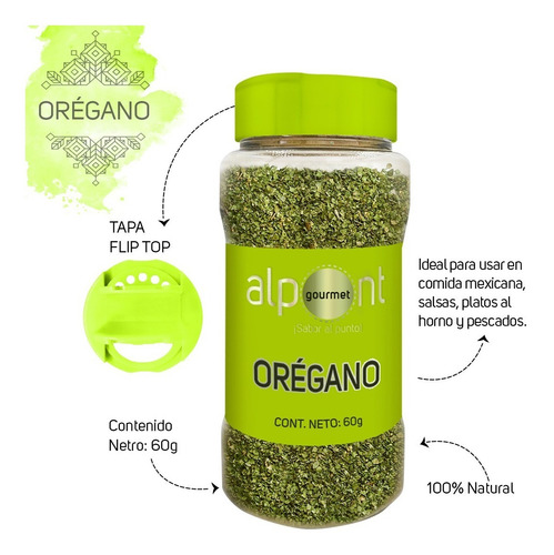 Alpont Orégano 140 Gramos 2 Piezas