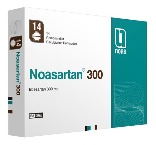 Noasartan® 300mg X 14 Comprimidos (irbesartan)