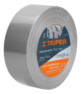 Cinta Ducte Tape 48 X 19 Mm X 50m, Truper - 12588