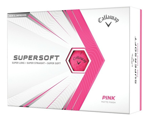 Pelotas De Golf Callaway Supersoft Pink X 24 - Buke Golf