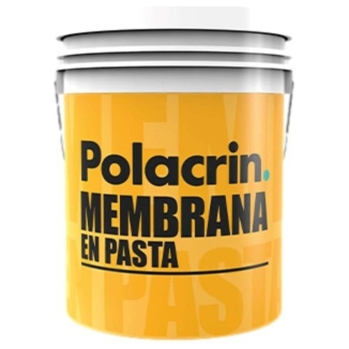 Membrana Impermeabilizante En Pasta Polacrin Negro 10 Lts. 