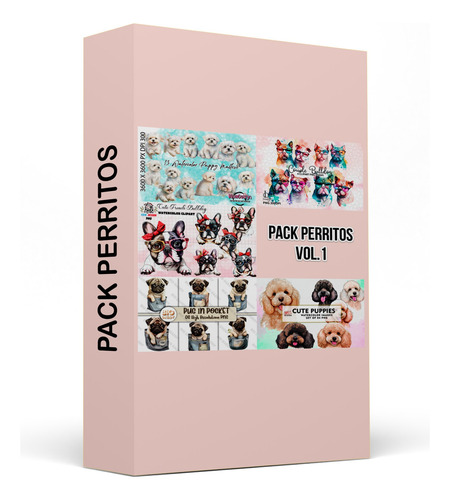 Pack De Imagenes Para Sublimar De Perritos Vol1