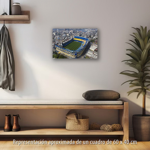 Cuadro Estadio Boca Juniors Vs Medidas Impreso Lienzo Canvas Estadio Boca 60x40