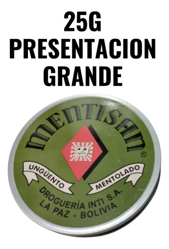 Mentisan Boliviano Grande Pack X6 Unguento Original Original