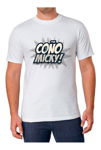 Playera Blanca Personalizada Cono Mickey