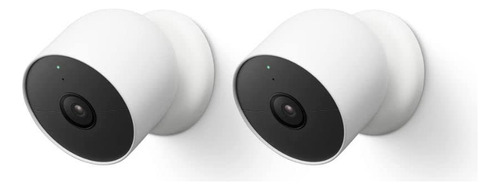 Cámaras De Seguridad Google Nest Cam Ga01894-us Con Wi-fi Baterías Recargables Full Hd Paquete De 2