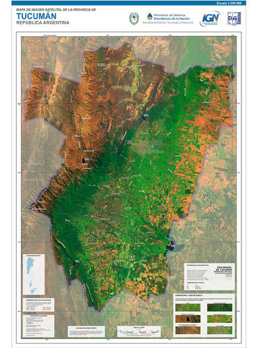 Mapa Satelital Tucumán