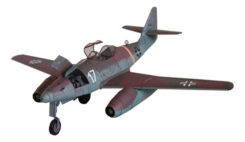 1:33 Escala Me-262 Aviones Alemanes Modelo De Papel 3d Diy