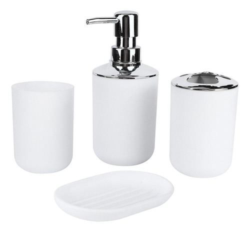 4x Juego De Accesorios De Baño Conjunto De Baño
