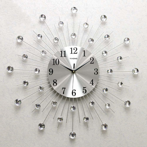 Adahx Reloj De Pared Moderno De Cristal 3d Reloj De Pared Co