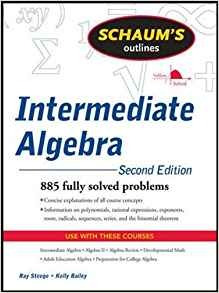 Schaums Outline Of Intermediate Algebra, Second Edition (sch