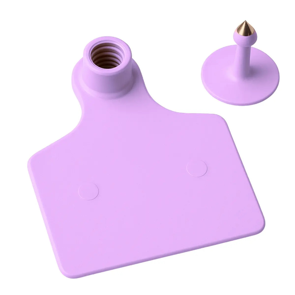 Brinco De Boi Liso Cricri 50un Grande 7x6cm Gado Vaca Bezerro Brinco Bovino Liso Kit Identificação Rosa