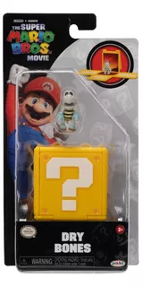Super Mario Bros Película Dry Bones Mini Figura Articulada