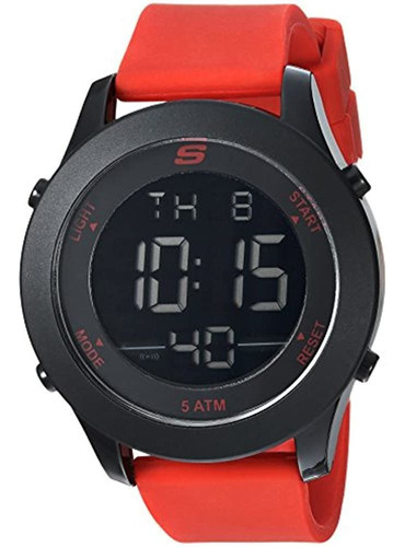 Skechers Men's Rosencrans Digital Chronograph Watch,