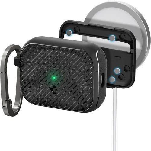 Imagen 1 de 8 de Funda Spigen Mag Armor Mag Fit AirPods Pro 2 Gen 2022