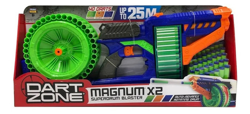 Pistola Dardos Magnum Superdrum Blaster Dart Zone 61079 Pg