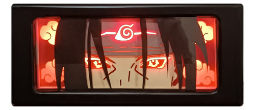 Itachi Uchiha Naruto Lámpara 3d Color Led Usb