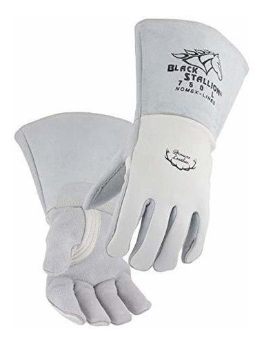 Negro Semental 750 Premium Grano De Alce Guantes Palillo De 