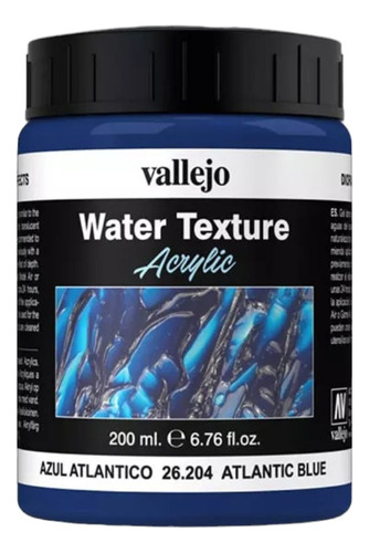 Vallejo Textura De Agua Azul Atlantico  C.26204 200ml. 