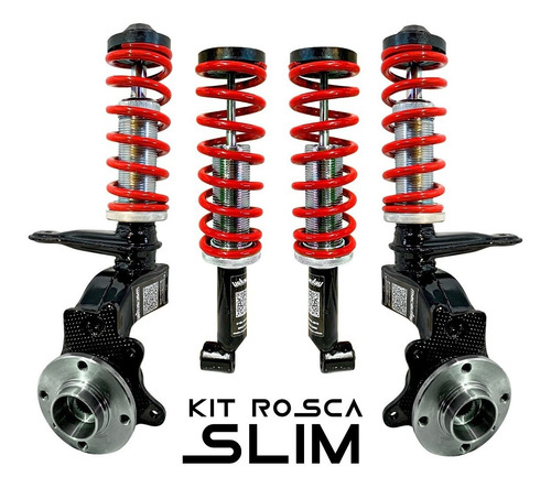 Kit Suspensão Rosca Slim - Parati G1 G2 G3 G4 C/ Abs