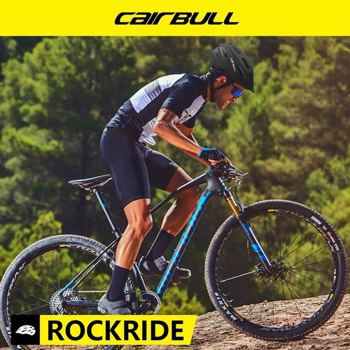 Imagen 2 de 3 de Casco Bicicletas Mtb Cairbull Rockride Matte Black Talla M/l