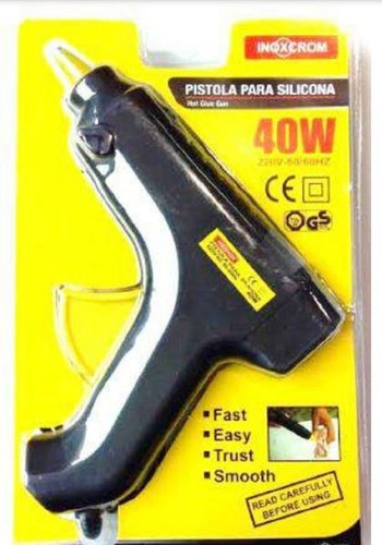 Pistola De Silicona Barra Pequeña 40w Inoxcrom / Sertec
