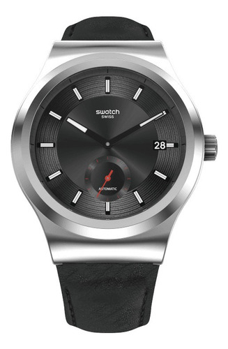 Reloj Swatch Petite Seconde Black Sy23s400 Color de la correa Negro Color del bisel Negro Color del fondo Negro