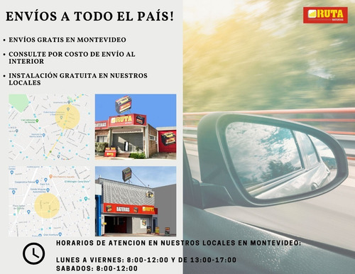 Baterías De Auto Rutafree 90 Amp Garantía 18 Meses