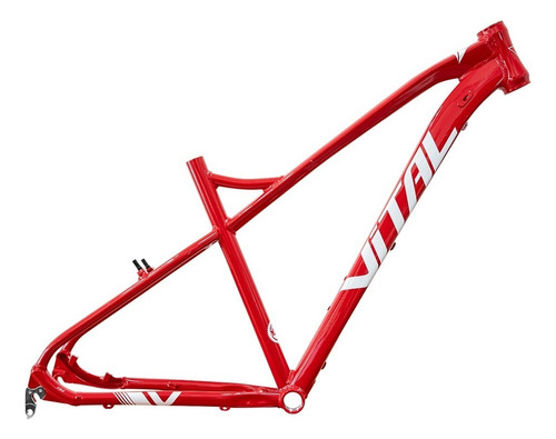 Cuadro Bicicleta 29 Aluminio Mtb Vital Talla Mediano Color Rojo