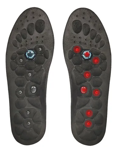 2pair Plantillas De Acupresión Para Pies Magnética Akusoli
