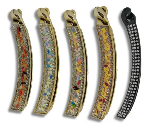 Pinza Sujetador Banana Cabello Dama X 3 Unidades Surtidas