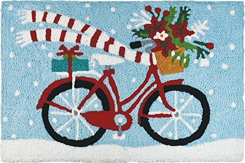 Jellybean Holiday Poinsettia And Presents Delivery Bike With