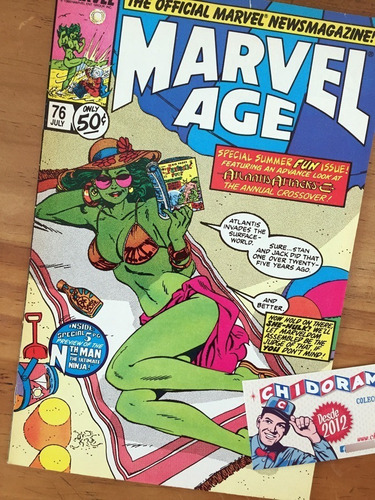 Comic - Marvel Age #76 John Byrne She-hulk