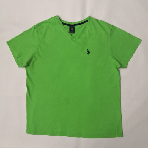 Playera U.s. Polo Assn De Hombre En Color Verde, Talla M