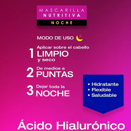Mascarilla Nutritiva Dia/noche Ácido Hialuronico Nk