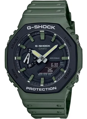 Relógio Casio G-shock Ga-2110su-3adr Carbon Core Guard Cor Da Cor...