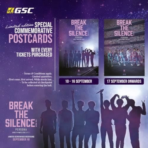Moeda Cartão Postal Bts Break The Silence Persona K Pop Geek