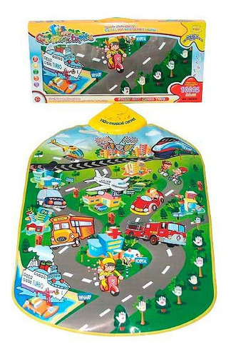 Alfombra Musical Infantil 80 X 55cmen Español