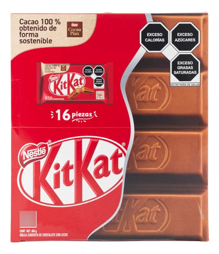 Chocolate Kit Kat Nestle Original 41,5g 16 Piezas