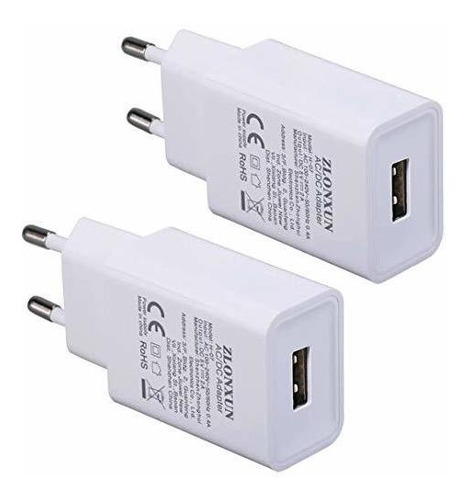 Adaptador Cargador Peo 2 Pack Ue Corriente Conector Para LG