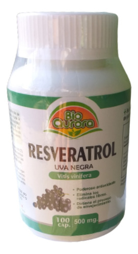 Resveratrol 500 Mg 100 Cápsulas