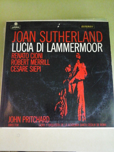 Vinilo 3427 - Lucia Di Lammermoor  Opera Completa - 3 Vin